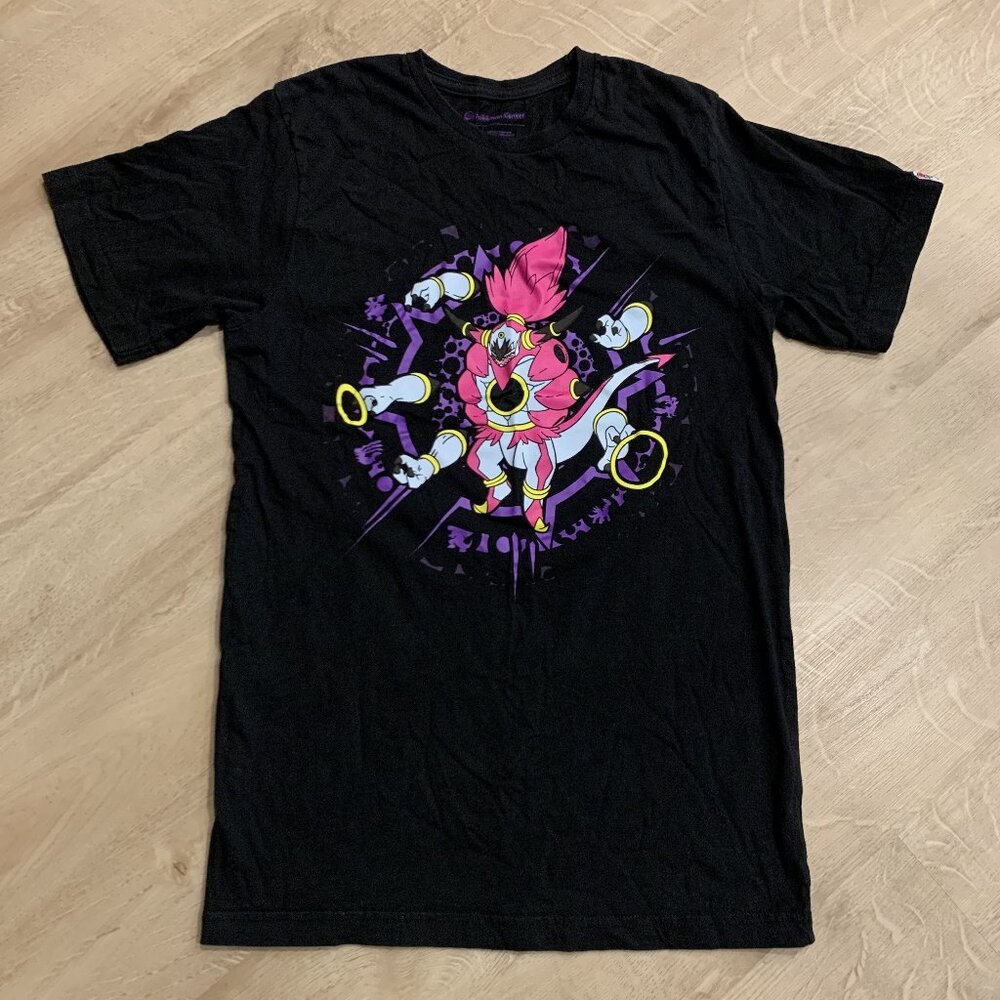 Nintendo Pokemon Center Hoopa Unbound T-Shirt Black Men's Small S Psychic Type